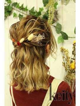 ケイティ(Keity) ハーフアップ【TEL予約でお得】￥2300→￥2100