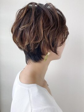 ヘアーアンドスパ フェリーチェ ミチ 野田屋町店(HAIR&SPA felice MICHI) 立体感丸みショート