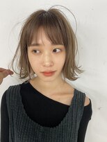 ガタカ(GATTACA)&nbsp;シフォンベージュのボブ