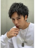 【大人ビジネスショート&王道スパイラルミックスパーマ】