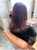 くびれヘアうる艶髪抜け感ヘアアンニュイヘアミルクティアッシュ