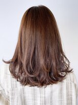 アイティーバイアルバム 藤沢店(IT by ALBUM) ワンカールセミディ_カーキグレージュフェザーバング_ba346121