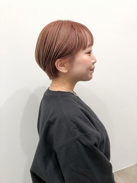 クリアーオブヘアー 一社店(clear OF HAIR) ショート × ベビーピンク