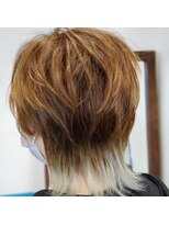 キキヘアメイク(kiki hair make) 【しんや】ウルフカット+裾カラー