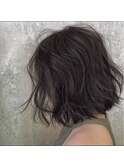 王道☆無造作感溢れるウェーブボブ