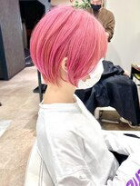 コーゾーギンザ 上野御徒町店(KOZO GINZA)&nbsp;20代30代40代 ベビーピンク ショートボブ 大人ショート