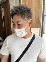 アヴァンス 天王寺店(AVANCE.) MEN'S HAIR ダブルカラー×マッドシルバー