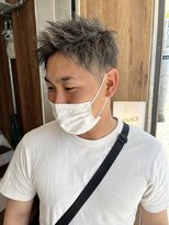 アヴァンス 天王寺店(AVANCE.)&nbsp;MEN'S HAIR ダブルカラー×マッドシルバー