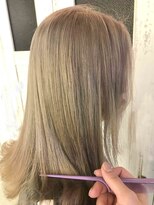 アドミラル ベー ヘアーデザイン(Admiral b Hair design)&nbsp;透明感グレージュ！白髪染め/心斎橋/堀江美容室 /髪質改善