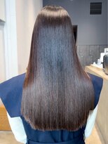 アイティーバイアルバム 松戸店(IT by ALBUM)&nbsp;艶ブラウンロング_マチルダボブピンクベージュ_ba461591