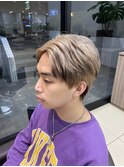 ミルクティーベージュ×エンドカラー