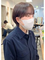 ソソ(soso)&nbsp;【soso 伊勢田】マッシュショート×ブラウン【横浜/ブリーチ】