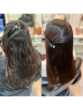 ワンヘアーアシスト(ONE HAIR assist) 【ONE HAIR】ONEHAIR式艶髪特化縮毛矯正☆