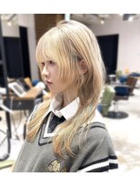 ガレリアエレガンテ 栄店(GALLARIA Elegante)&nbsp;ハイトーンウルフ/ロングウルフ/ウルフカット/ロングレイヤー