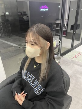 アイスプロドバイブルーム 木更津店(ice prod by bloom) ミディアムヘア/デザインカラー/フェイスフレーミング/木更津