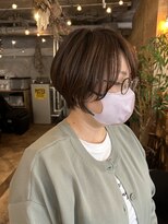 ウィークエンド(WEEKEND)&nbsp;ベージュカラーのショートスタイル