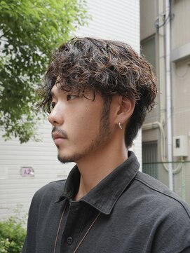 ヒカリス 中崎店(HIKARIS) メンズ × パーマ