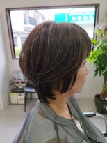 ガブ(GABU.)&nbsp;ベージュ系ハイライト(ウルフカット)