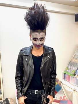 ヘアセットアップス(UP's) 『ハロウィンメイク＋ヘアセット』デスノート死神リューク！