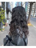 ロングパーマ
