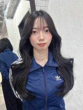 レガーレ(Legare) 【広島韓国ヘア】韓国レイヤーカット×透明感ブラックカラー