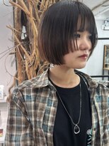 ソーソー(SoSo)&nbsp;ショートボブハイライトレイヤーカットヘアセット髪質改善天文館