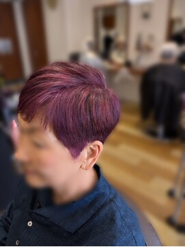 イチゴ 与野店(ICH GO) ベリーショート×ベリーピンク×ピンクメッシュ