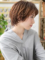 カバーヘア イヴ 戸頭店(COVER HAIR EVE)&nbsp;★シースルーバングウェットヘアフェザーショート20代30代★1