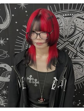 エルシャドール(EL-SHADDOLL) 赤×黒×クロスデザインカラー