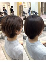 シンズ 銀座(sins)&nbsp;ショートヘアもsinsストレートで朝をラクに♪[30代40代50代60代]