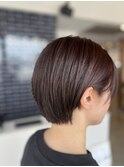 耳かけショートボブ