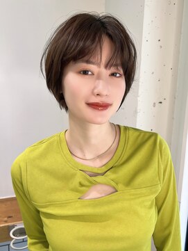 メゾンドムニ 恵比寿(Maison de MUNi) 大人可愛い丸みボブピンクラベンダーベージュベビーピンク