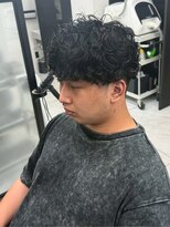 ソレイユ バイ アルフレッド(SOLEIL by alfRed)&nbsp;スパイラルパーマ　ミニプードルパーマ　ツーブロック　刈り上げ