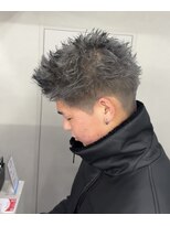 ゴールドシブヤ(GOALD SHIBUYA)&nbsp;スパイキーショート シルバーグレー