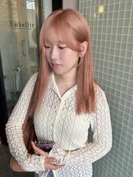 アンベリール 大名(Embellir) ブリーチ 縮毛矯正！