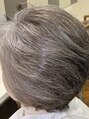 サテンドール ヘアクラブ グレイパール*メテオカラーで3色ブレンドしたオリジナルカラー