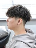 ツイスト ツイストスパイラル 刈り上げマッシュ 