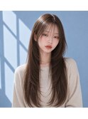 ミディアム成人式髮型シルバーアッシュ髪型ショート40代髪型
