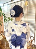 サイドシニヨン/大人かわいい/浴衣