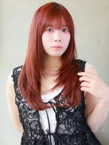 ガリカ 両国(Gallica) レッドブラウン×前髪×ワンホンレイヤー