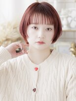ENOAhair&spabyCOVERHAIR【ショート/白髪染め ぼかし/ヘッドスパ】【10/1開店(予定)】&nbsp;ローズブラウンの丸みボブ/川口/30代/40代/50代