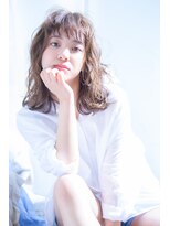 ヴァンクシー バイ ルナ(VANKCY by Luna) 【neolive plus】簡単#グレージュ#ひし形#エアリー#パーマ#楽