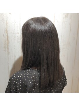 ブルー(BLUE) ロング×アッシュ