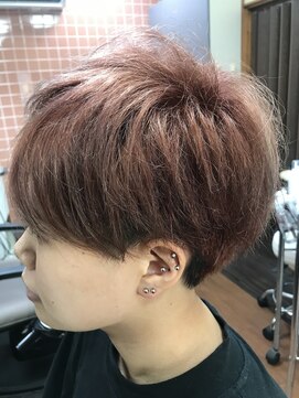 レヴィゼ 透明感ラベンダーラフウェーブフェザーパーマシースルーマッシュ