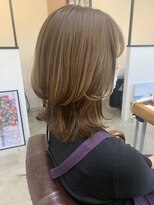 ライフ(LIFE)&nbsp;LIFE   ウルフカット　ミルクティーベージュ