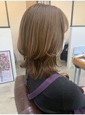 LIFE   ウルフカット ミルクティーベージュ