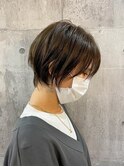 【amule hair】毛先ふんわりショートボブ/30代/40代/50代