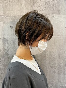 アムレヘアー(amule hair) 【amule hair】毛先ふんわりショートボブ/30代/40代/50代