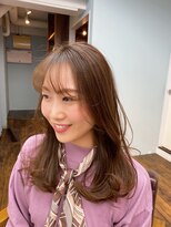 ピース トウキョウ(PEACE TOKYO)&nbsp;ウザバングで韓国風ヘア