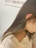 カラー+髪質改善３stepトリートメント ￥12100
